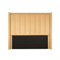 Velvet Paneled Wingback Headboard