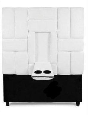 Amora Upholstered Headboard- White