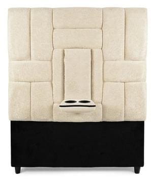 Amora Upholstered Headboard- Cream white