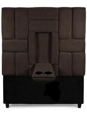 Amora Upholstered Headboard- Brown