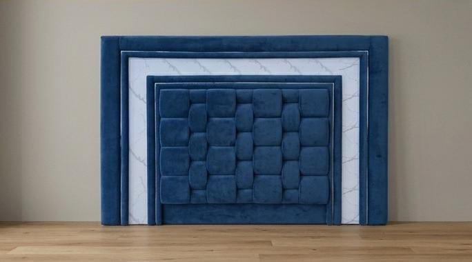 Haven Layered Woven-Tufted Headboard Extra King